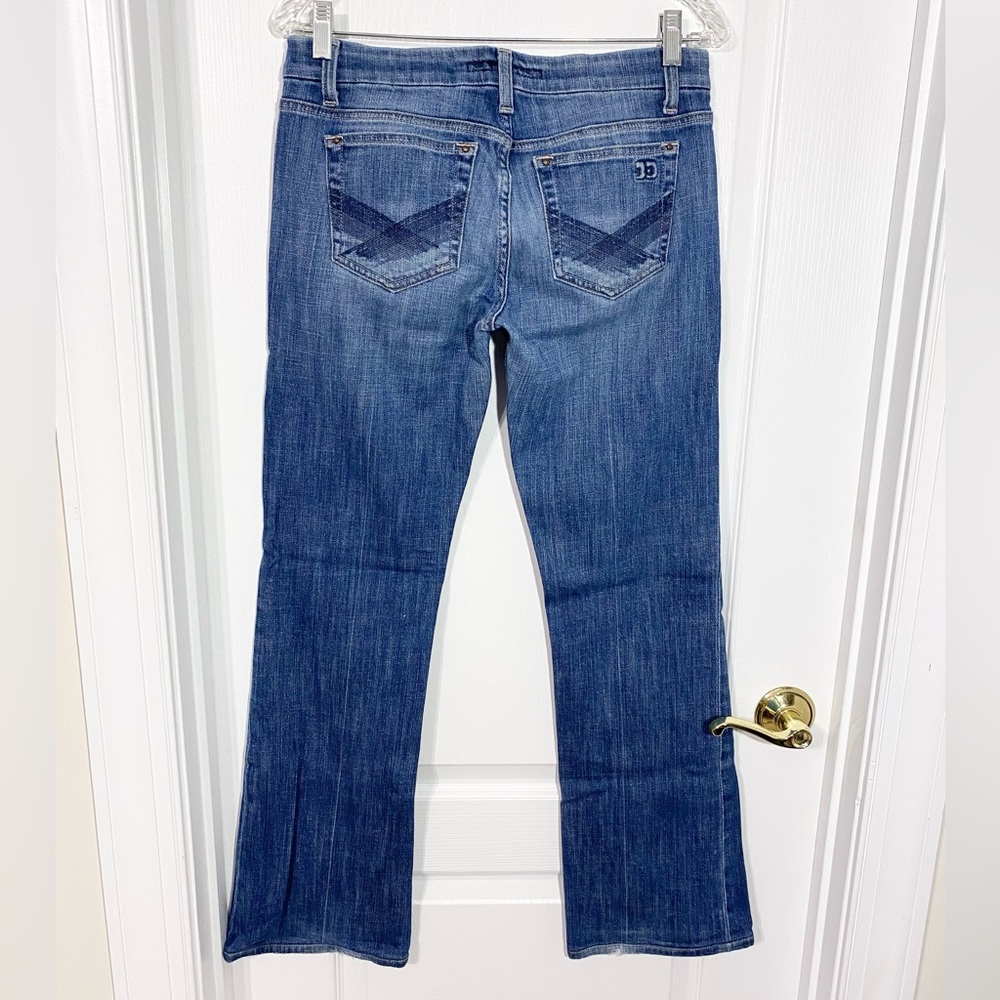 Y2K Joe’s Jeans Embroidered Pocket Bootcut Low Rise Socialite Jeans Size 28